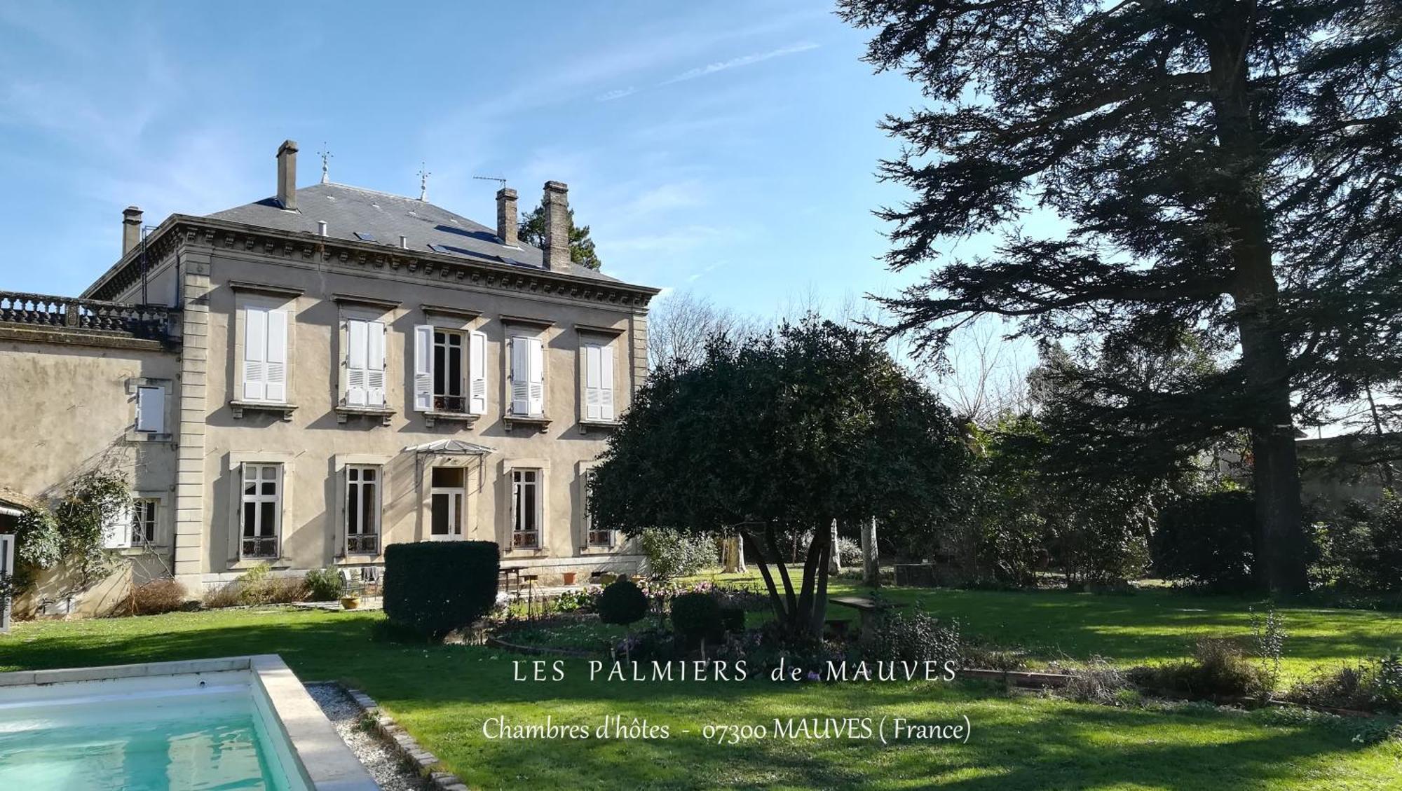 לינה וארוחת בוקר Mauves Les Palmiers מראה חיצוני תמונה